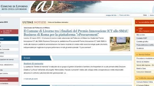Il Comune di Livorno tra i finalisti del Premio Innovazione ICT