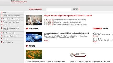 Le Camere di Commercio di Firenze e Prato sciolgono Tinnova