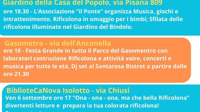 Rificolona 2024: gli eventi in programma