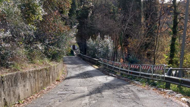 Impruneta: lavori sul dissesto franoso di via dei Falciani