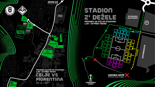 Conference League: in Slovenia con fiducia contro il Celje