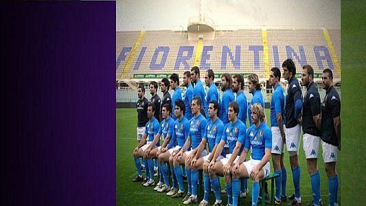 Rugby Show nell'intervallo di Fiorentina-Atalanta