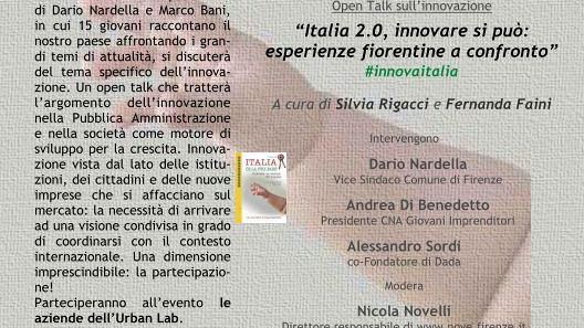 Italia 2.0, Innovare si può: esperienze fiorentine a confronto