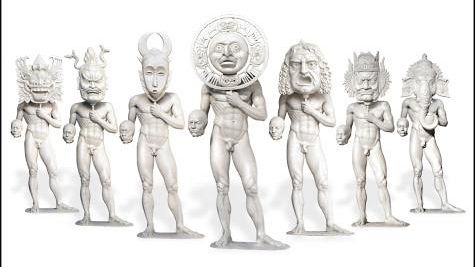 Alla Cittadella del Carnevale 7 statue di Fabrizio Galli