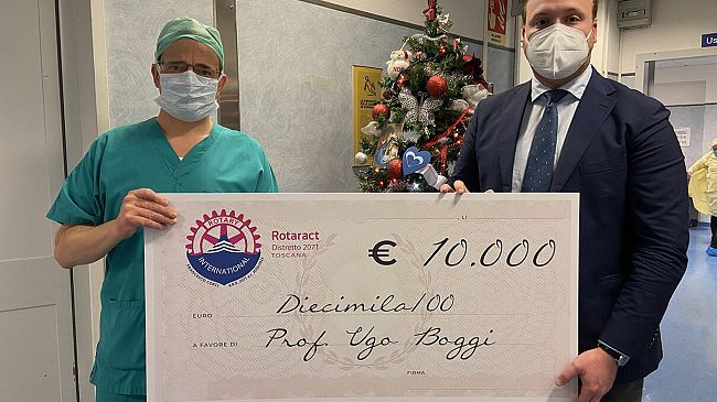 Trapianto utero, donazione Rotaract per la ricerca