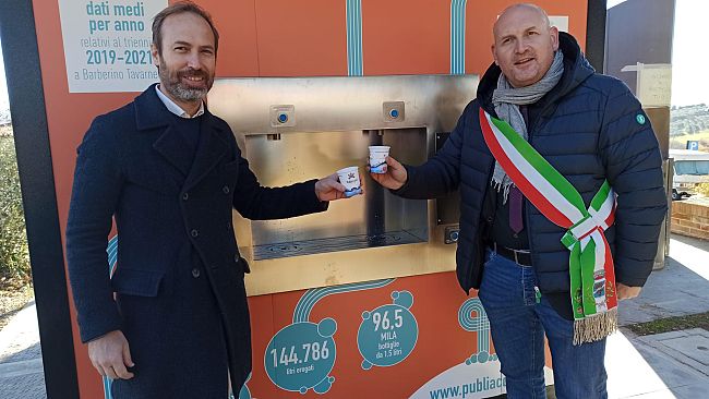 Inaugurata la fontana nella pineta di Barberino Val d'Elsa
