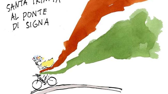 Pedalata sui sentieri della memoria attraverso i luoghi simbolo del fronte sull’Arno distrutti nell’agosto 1944