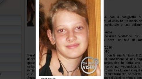 Mitomane fornisce false indicazioni sulla scomparsa di Sarah Scazzi