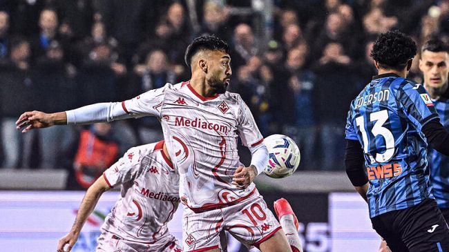 La  Fiorentina rimane in dieci ed  è sconfitta a Bergamo