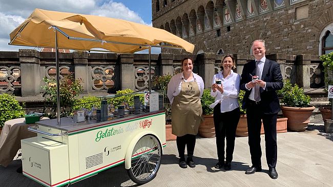 Aperta da oggi la gelateria degli Uffizi