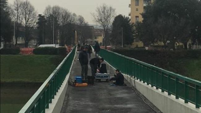 ​Passerella Isolotto Cascine: chiude, per posa giunti e prove dinamiche 