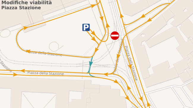 ​Tramvia a Santa Maria Novella: scattano modifiche della viabilità alla Stazione di Firenze