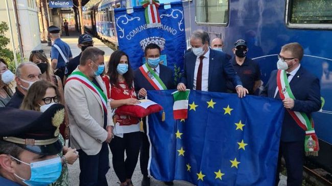 Connecting Europe Express: a Vaiano il treno dell'Europa
