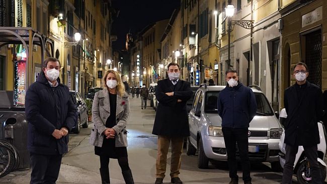 Sicurezza e risparmio: oltre 50 nuove luci a led in via Palazzuolo