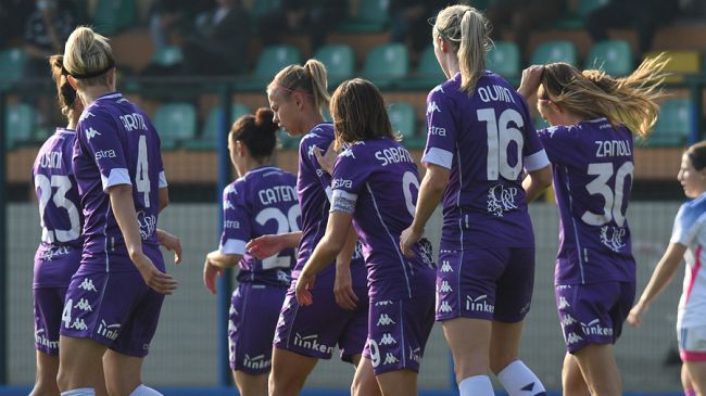 Bari - Fiorentina femminile 0-2, a segno Quinn e Sabatino
