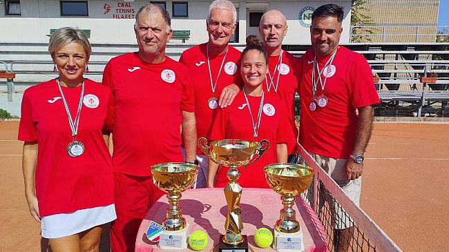Campionato italiano a squadre di tennis Aspmi: Firenze seconda
