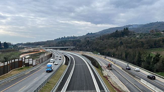 Autostrade: aperto il nuovo viadotto sull'A1