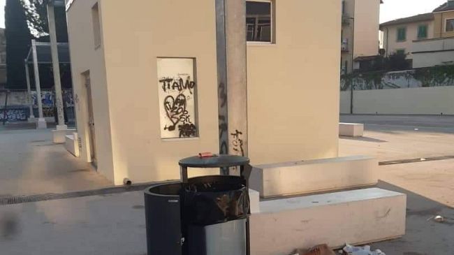 Piazza Nannotti a Firenze: degrado e insicurezza