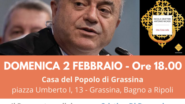 Incontro con Nicola Gratteri alla Casa del Popolo di Grassina