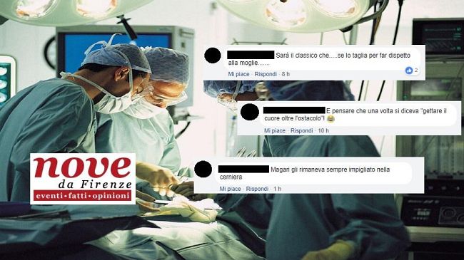 Si taglia il pene e lo getta via: notizia vecchia, Social spietati