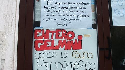 Manifestazione a Firenze contro la riforma Gelmini