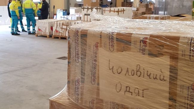 Carico da 24 quintali partito da Firenze verso l'Ucraina