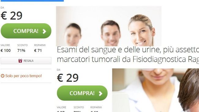 Sanità Toscana: splendida vergogna, per analisi meglio Groupon