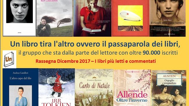 Dalla parte del lettore: i libri più commentati di dicembre