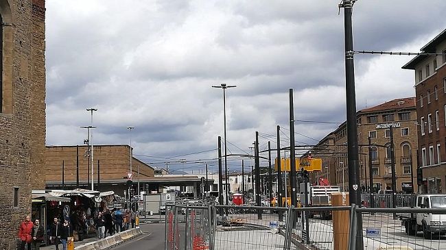 Tramvia, prove di circolazione a Santa Maria Novella