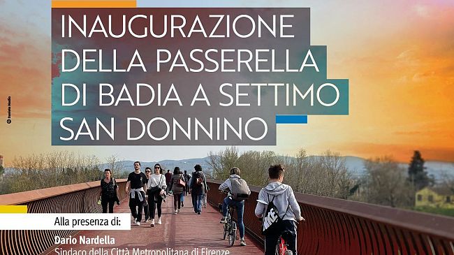 Passerella Badia a Settimo - San Donnino: mancano poche ore