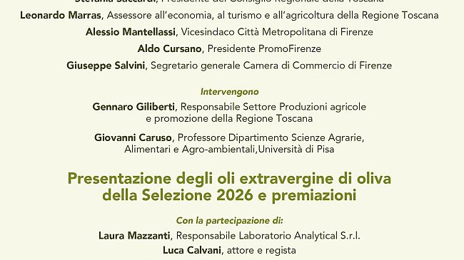 Torna la Selezione degli Oli made in Tuscany