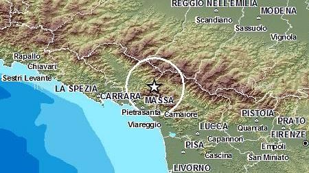 Scossa sulle Apuane, nessun danno