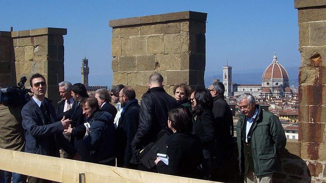 Restauro della Torre San Niccolò. Renzi e Giani: ''Riapre il 24 giugno'' (foto)