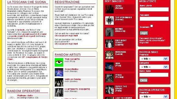 Il sito delle band e delle realtà musicali della Toscana