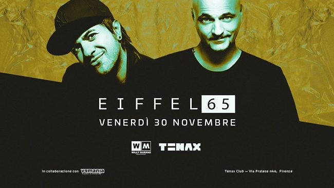 Eiffel 65 il 30 novembre al Tenax  