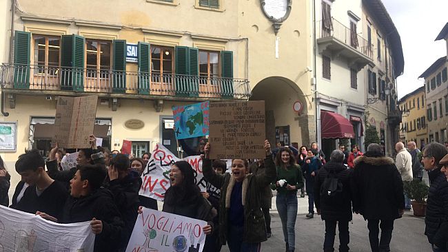 Stamani la manifestazione per il Clima