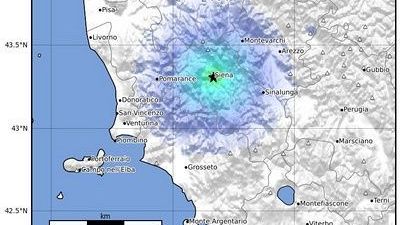 Terremoto di magnitudo ML 3.5 a Siena