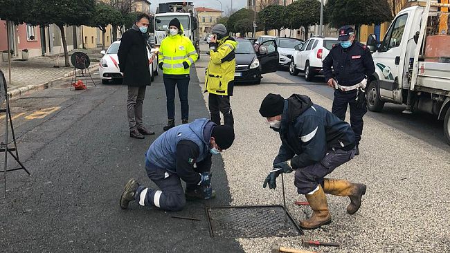 Chiusure e interruzioni della viabilità questa mattina a causa del  maltempo