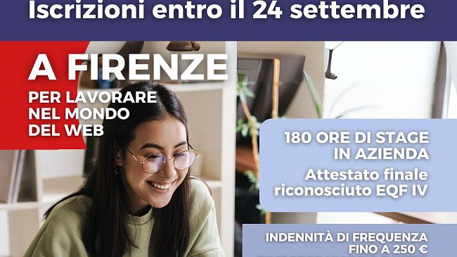 Corso gratuito a Firenze per diventare tecnico del web