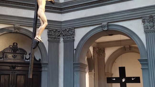 Basilica di Santo Spirito:“Lorenzo Puglisi | Davanti a Michelangelo. Crocifissione, umanità, mistero”