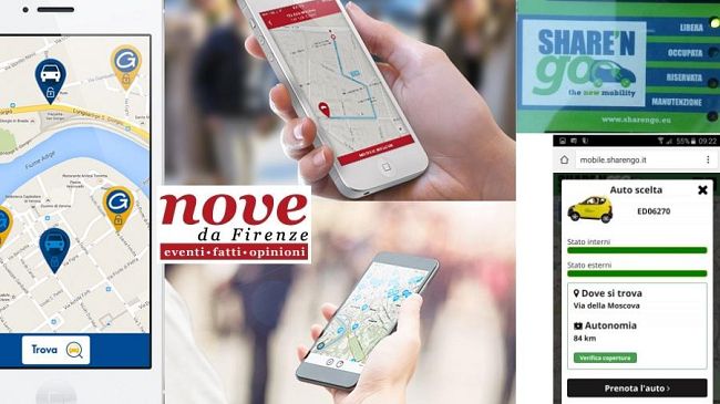 Car Sharing a Firenze: per trovare auto libere, wifi e velocità