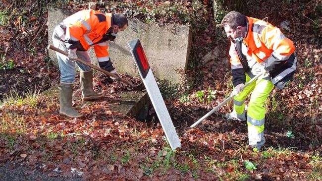 Riaperta la SS66 dopo la caduta degli alberi a causa della neve