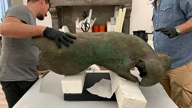 Grandi bronzi: torna visibile il Torso di Livorno 