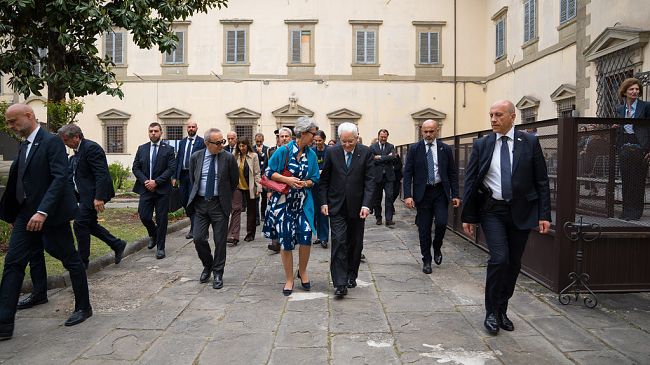 Il Presidente della Repubblica Sergio Mattarella all'IUE