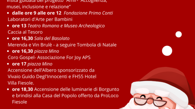 A Fiesole si accende il Natale