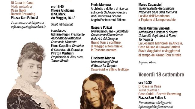 Le donne del Grand Tour protagoniste a Firenze