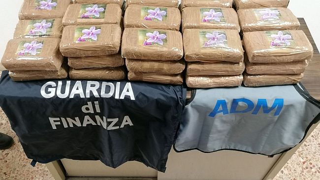 Livorno: sequestrati 48,5 Kg. di cocaina pura suddivisa in panetti