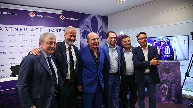 Ecco i principal sponsor sulla maglia viola per la stagione 2019/20