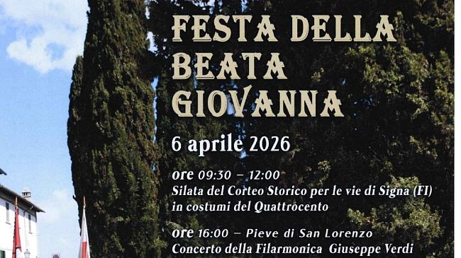 Festa della Beata Giovanna 2026 a Signa, il programma