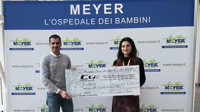 Club Lotus Italia: Natale di solidarietà per il Meyer
